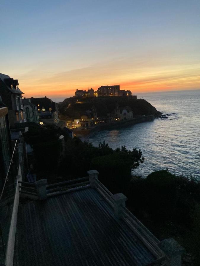 Les Roches Grises, Luxueuse Villa Face Mer, 4Etoiles, Spa Et Jardin Panoramique, Societe La Clef Decamp Granville Bagian luar foto