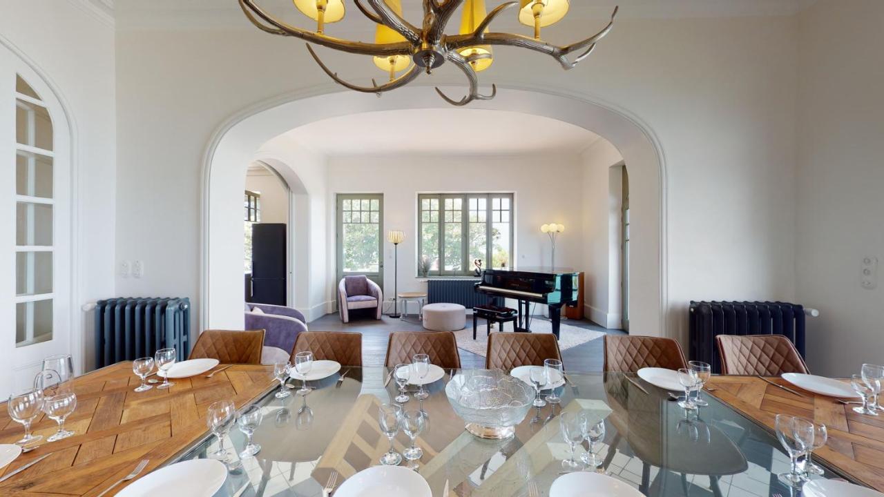 Les Roches Grises, Luxueuse Villa Face Mer, 4Etoiles, Spa Et Jardin Panoramique, Societe La Clef Decamp Granville Bagian luar foto