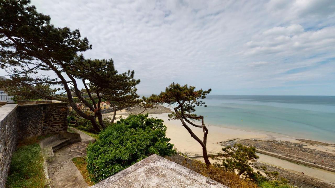 Les Roches Grises, Luxueuse Villa Face Mer, 4Etoiles, Spa Et Jardin Panoramique, Societe La Clef Decamp Granville Bagian luar foto