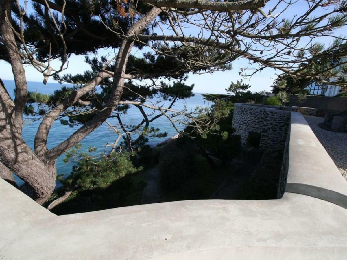 Les Roches Grises, Luxueuse Villa Face Mer, 4Etoiles, Spa Et Jardin Panoramique, Societe La Clef Decamp Granville Bagian luar foto